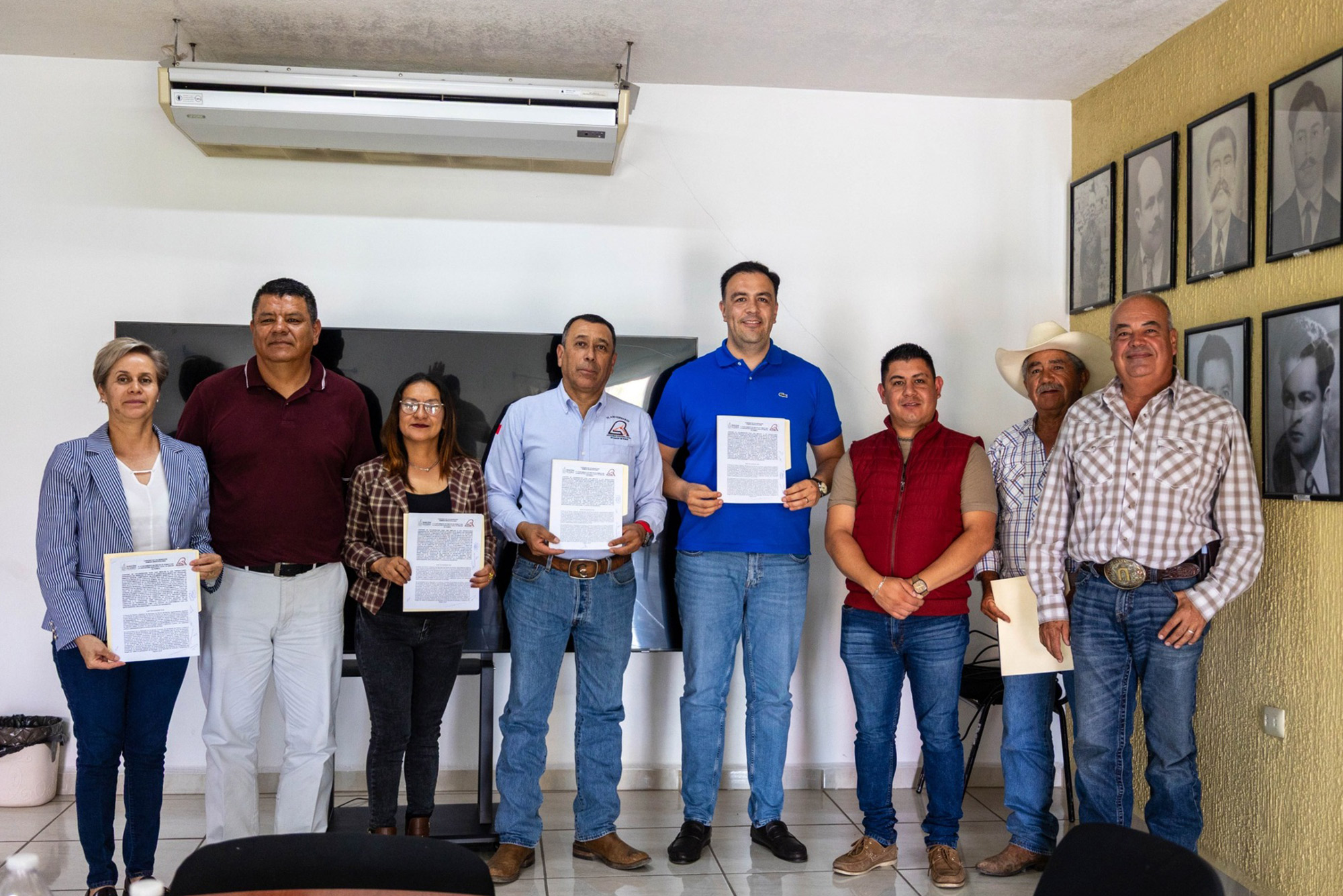 Firma de Convenios de Mejoramiento Genetico y Semilla de Maíz y Frijo